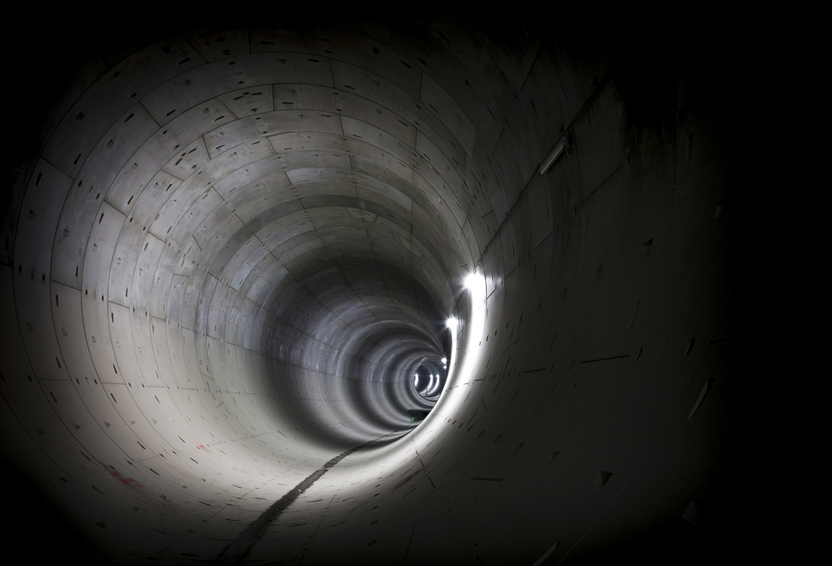 Corporate Fotografie (Unternehmensdarstellung): Fotoproduktion für Wayss & Freytag - Visualisierung von Arbeitsprozessen - Baustelle: im Tunnel © Portraitfotograf Christian O. Bruch Hamburg